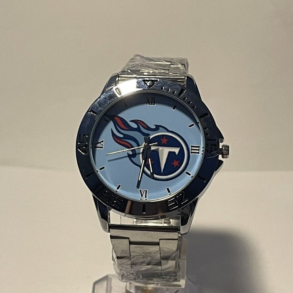 Tennessee Titans NFL Stainless-Steel Men's Watch NEW - needs battery - Picture 8 of 9